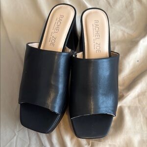 Rachel Zoe Black chunky heel. Never worn